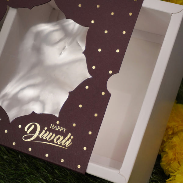 6 X 6 X 3.25 DIWALI '23 FESTIVE SLIDE BOX