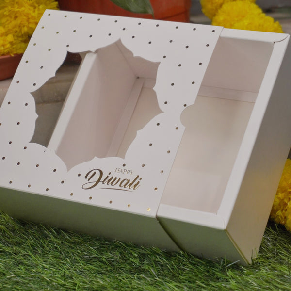 6 X 6 X 3.25 DIWALI '23 FESTIVE SLIDE BOX