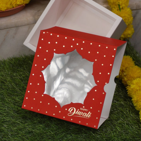 6 X 6 X 3.25 DIWALI '23 FESTIVE SLIDE BOX