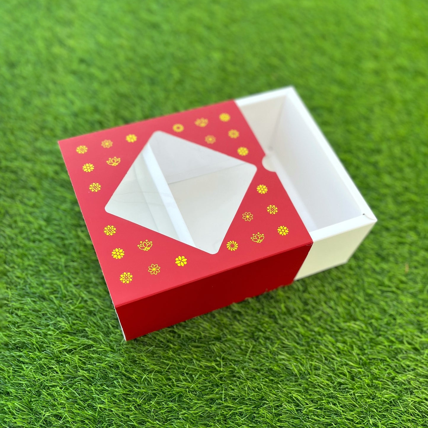 6 X 6 X 3.25 DIWALI 25 (G) SLIDE WINDOW BOX