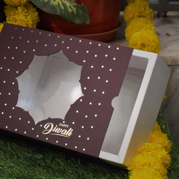 9 X 6 X 3.25 DIWALI '23 FESTIVE SLIDE BOX