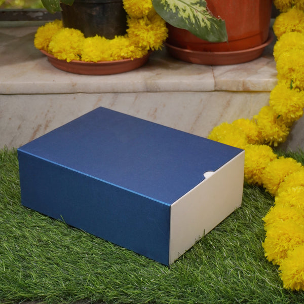 9 X 6 X 3.25 METALLIC FESTIVE SLIDE BOX