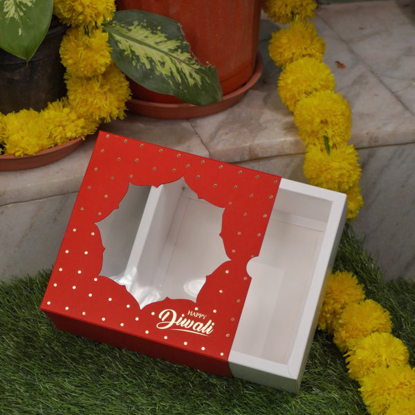 6 X 6 X 3.25 DIWALI '23 FESTIVE SLIDE BOX