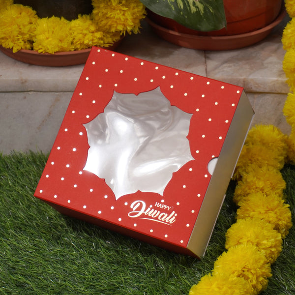 6 X 6 X 3.25 DIWALI '23 FESTIVE SLIDE BOX