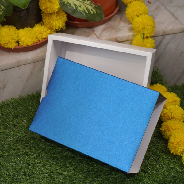 9 X 6 X 3.25 METALLIC FESTIVE SLIDE BOX