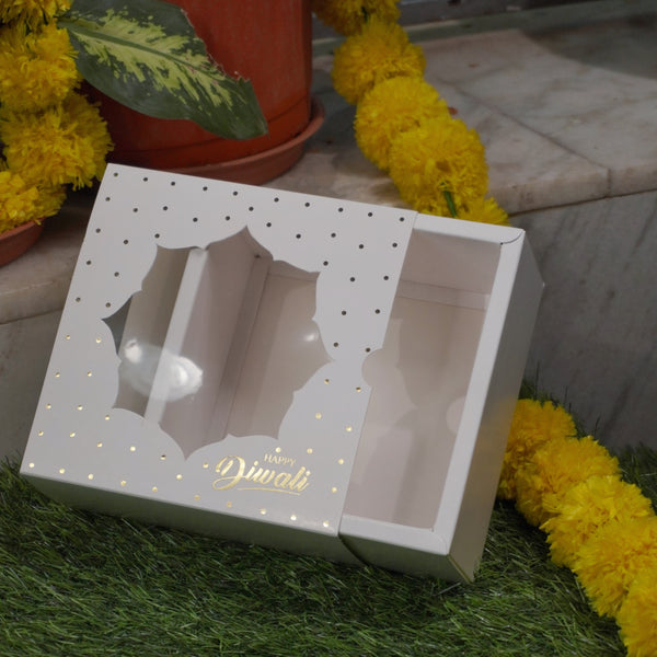 6 X 6 X 3.25 DIWALI '23 FESTIVE SLIDE BOX