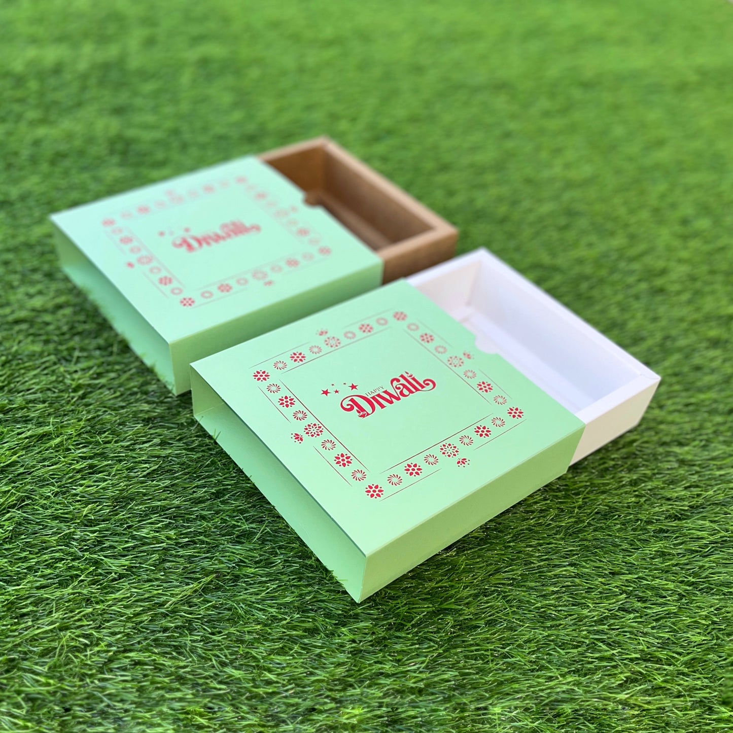 6 X 6 X 2 DIWALI 25 (SC) SLIDE BOX