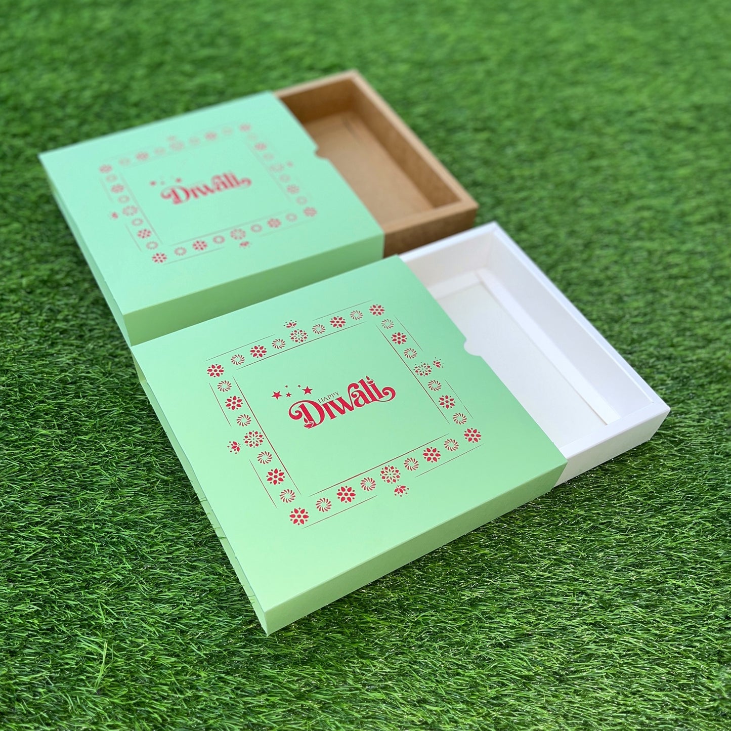 9 X 9 X 2 DIWALI 25 (SC) SLIDE BOX