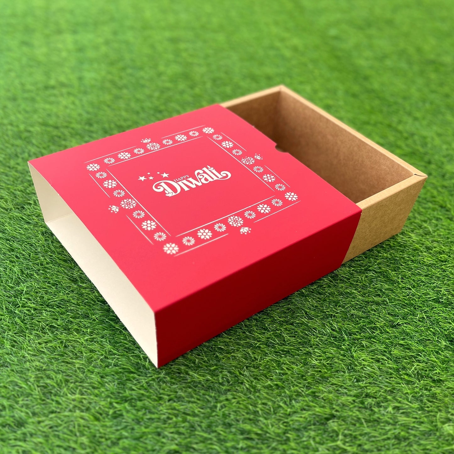 9 X 9 X 3.25 DIWALI 25 (SC) SLIDE BOX