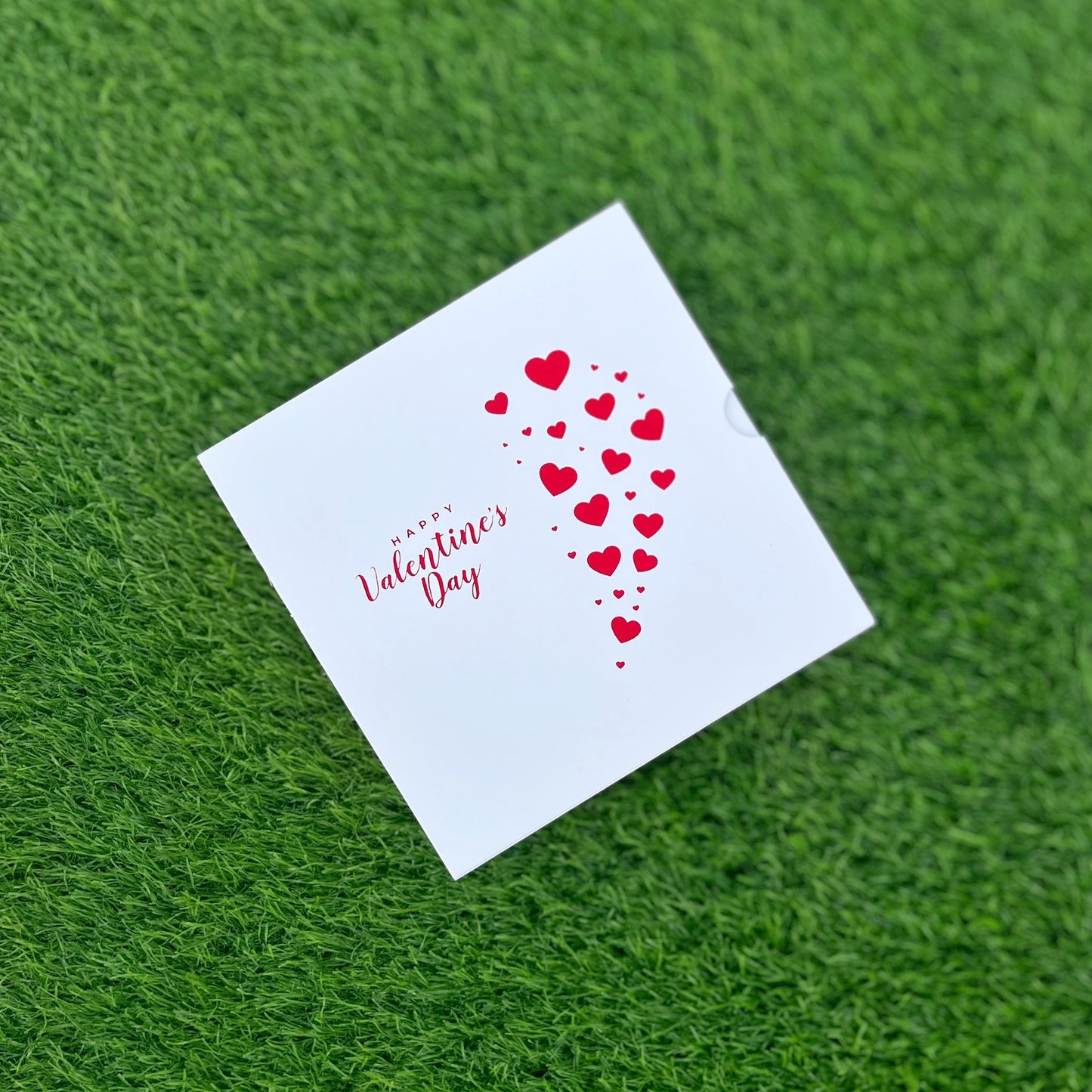 6 X 6 X 3.25 VALENTINE'S (25) SLIDE BOX