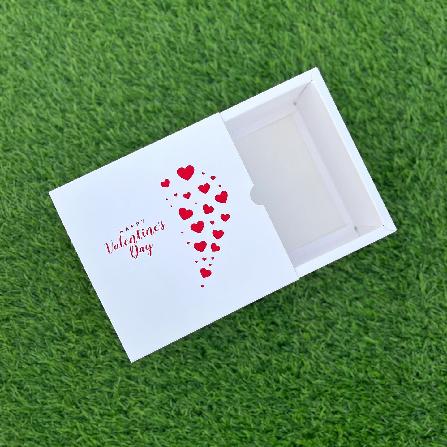6 X 6 X 3.25 VALENTINE'S (25) SLIDE BOX