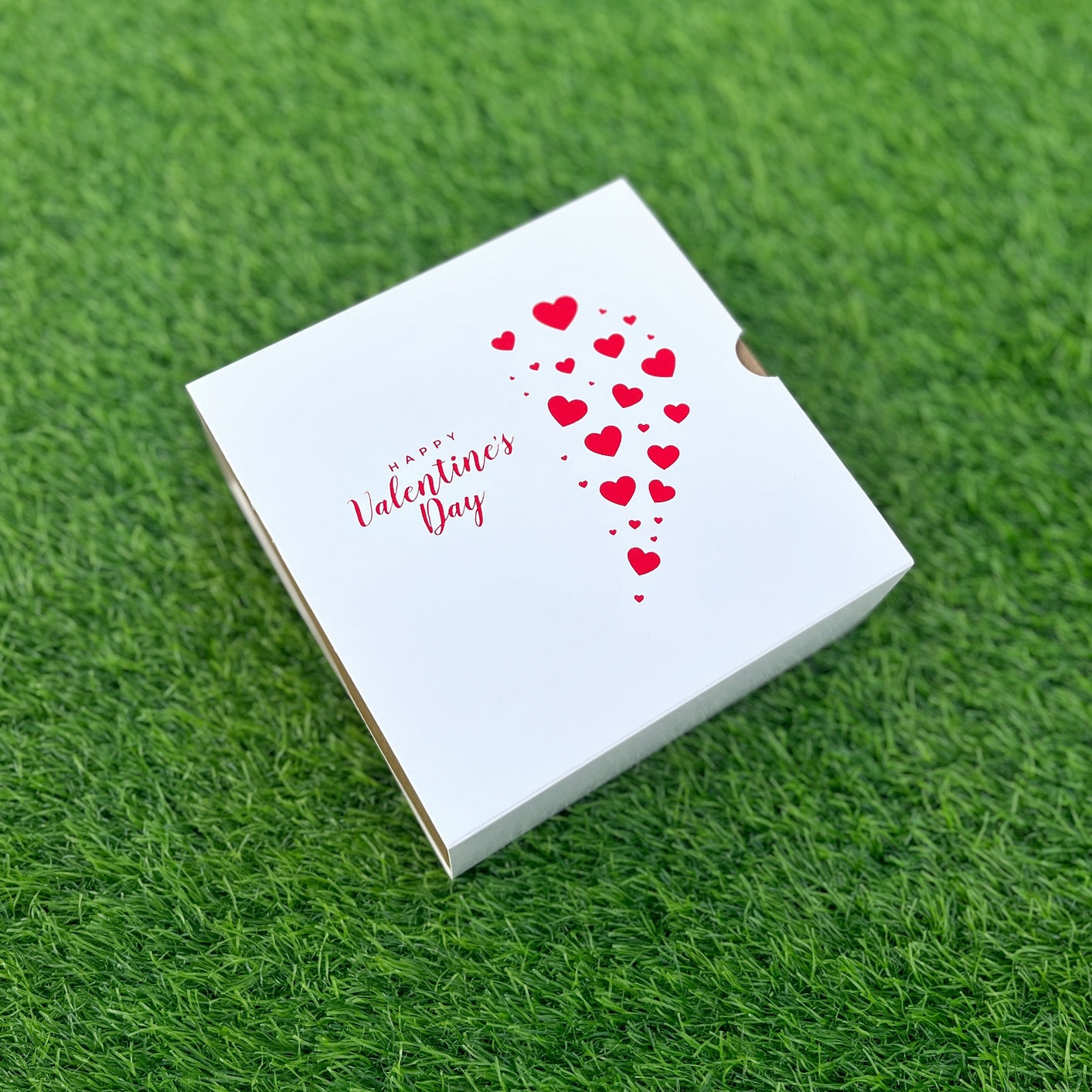 6 X 6 X 3.25 VALENTINE'S (25) SLIDE BOX