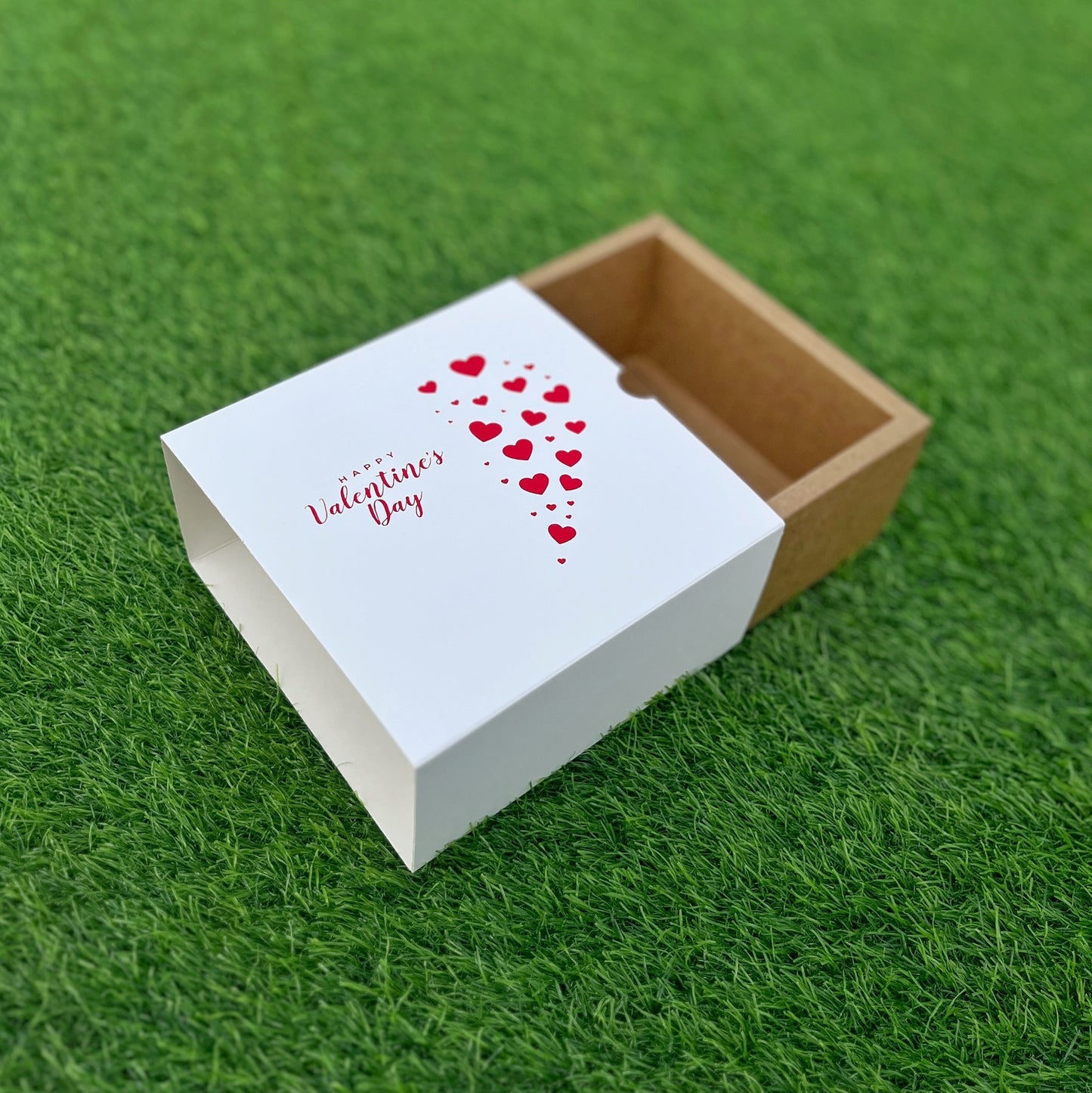 6 X 6 X 3.25 VALENTINE'S (25) SLIDE BOX