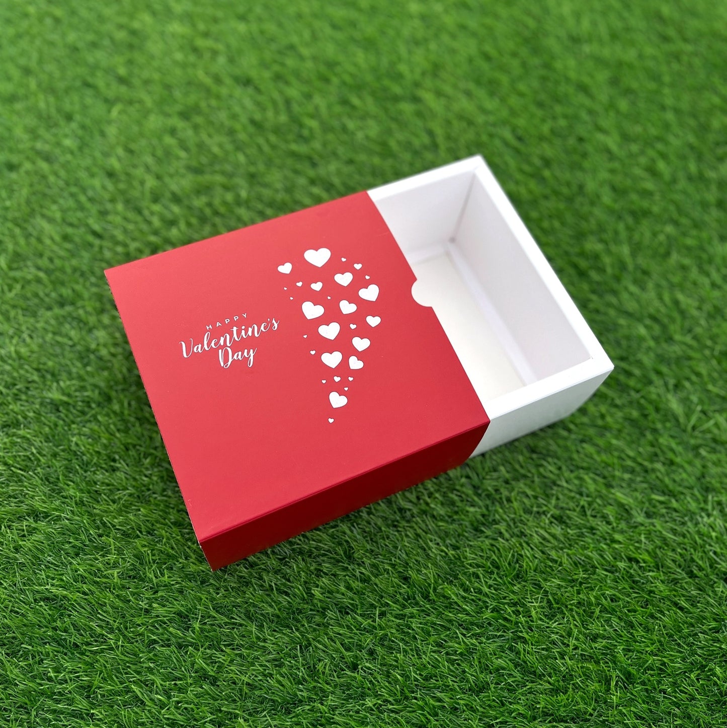 6 X 6 X 3.25 VALENTINE'S (25) SLIDE BOX