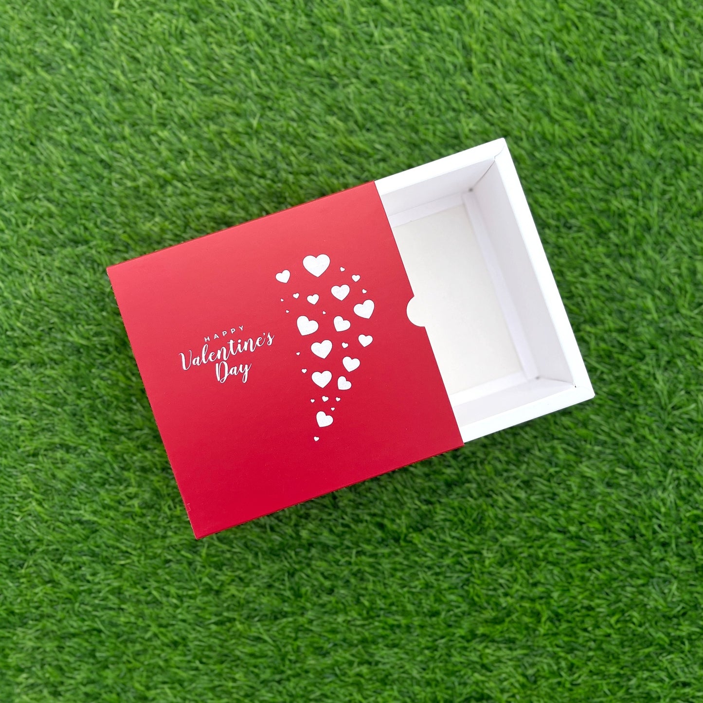 6 X 6 X 3.25 VALENTINE'S (25) SLIDE BOX
