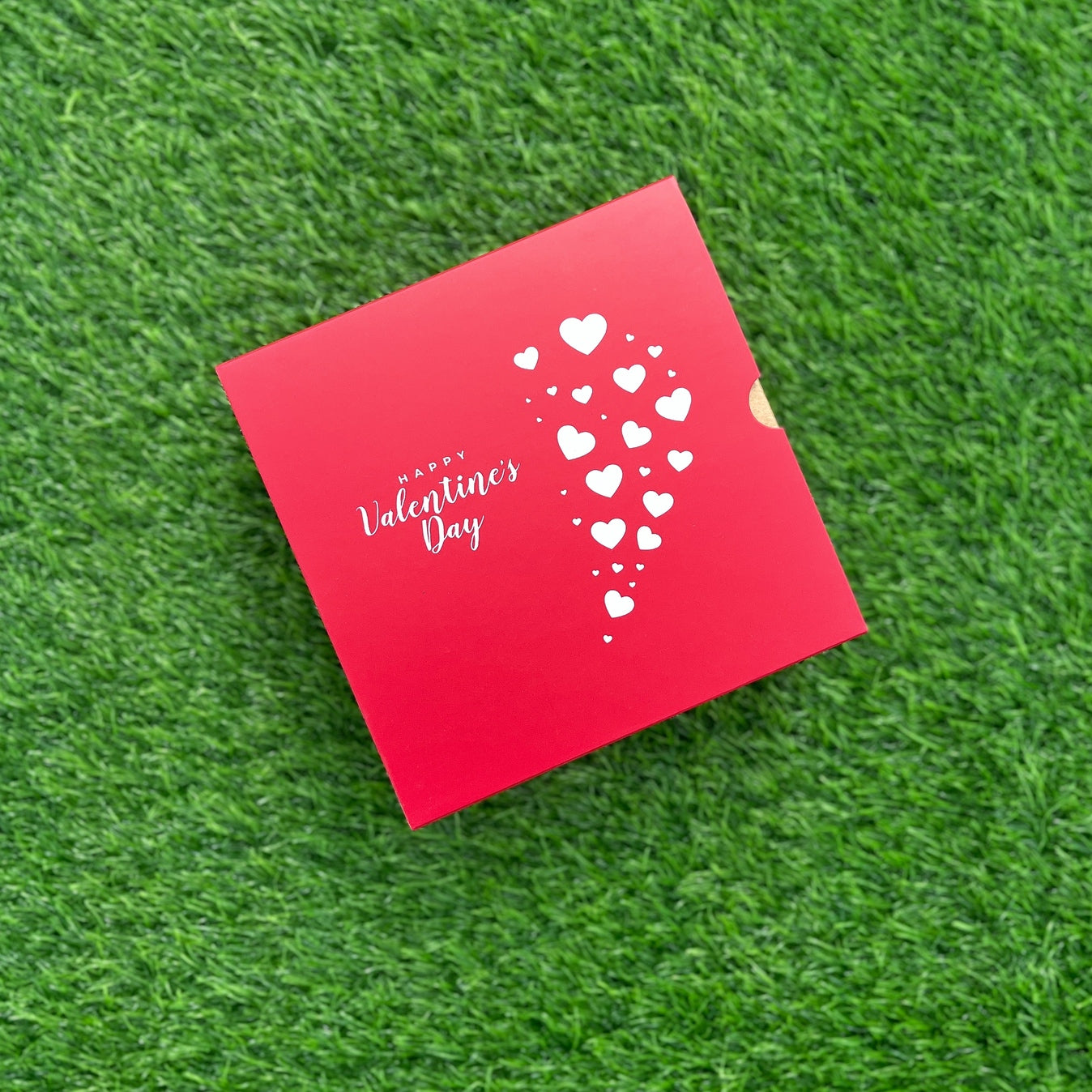 6 X 6 X 3.25 VALENTINE'S (25) SLIDE BOX