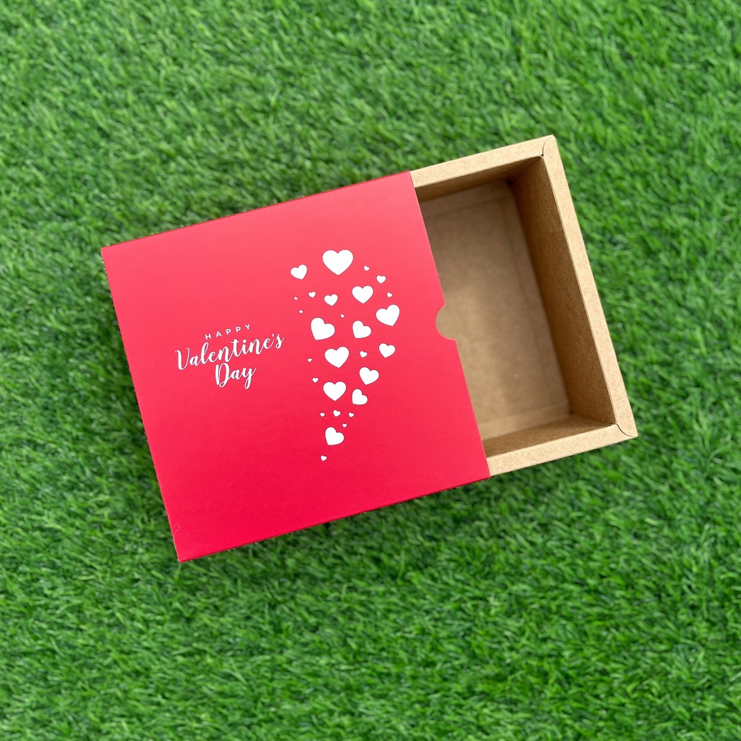 6 X 6 X 3.25 VALENTINE'S (25) SLIDE BOX