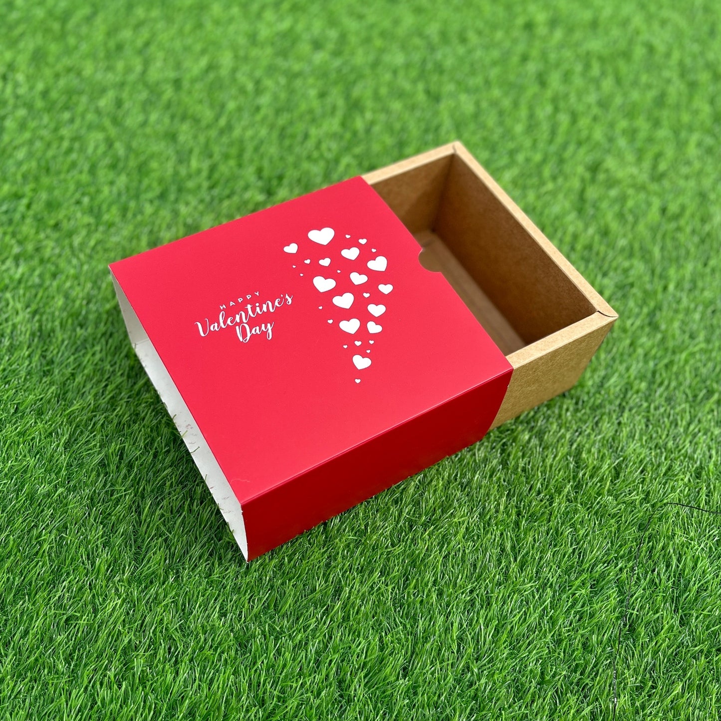 6 X 6 X 3.25 VALENTINE'S (25) SLIDE BOX