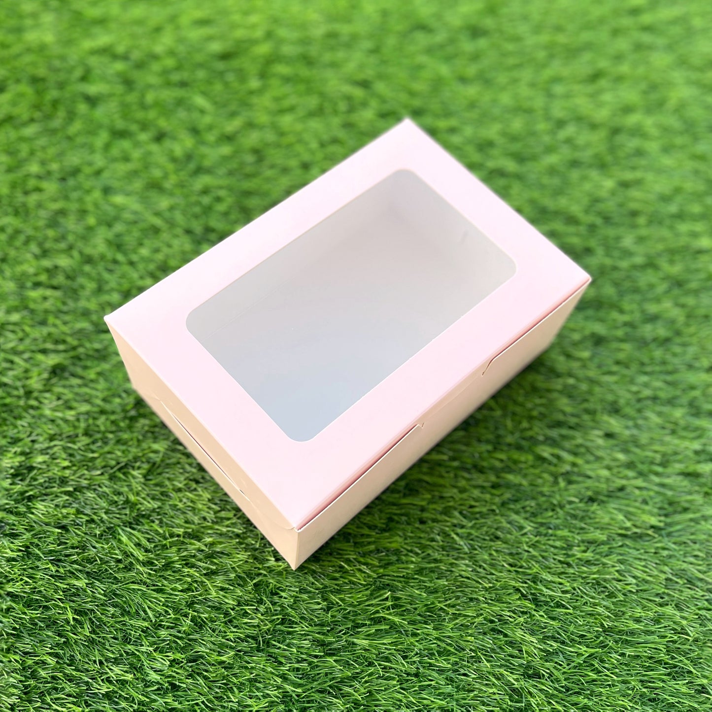 9 X 6 X 3.5 RECTANLGE CAKE WINDOW BOX