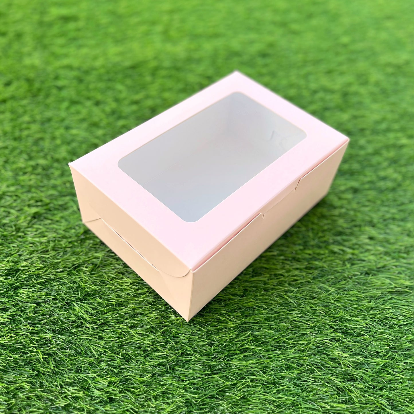 9 X 6 X 3.5 RECTANLGE CAKE WINDOW BOX