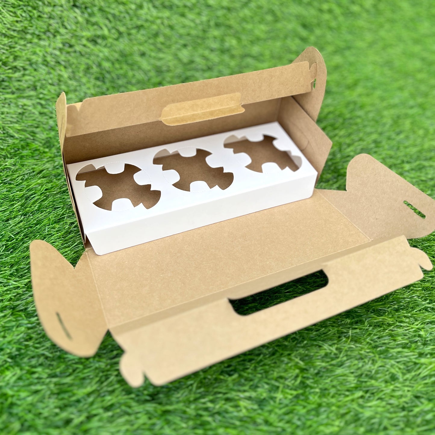 3 PC CUPCAKE BOX