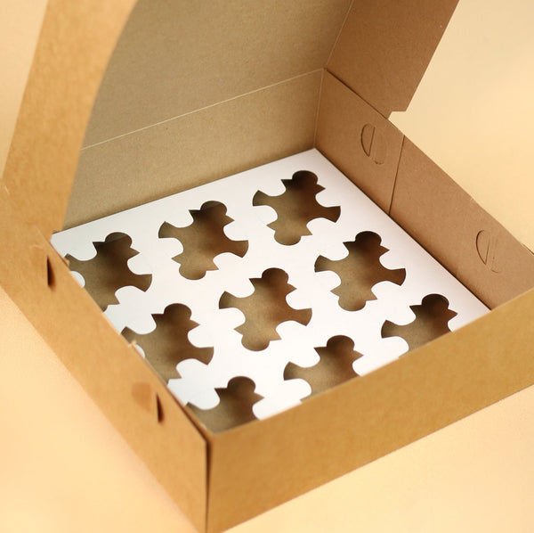 9 PC CUPCAKE BOX