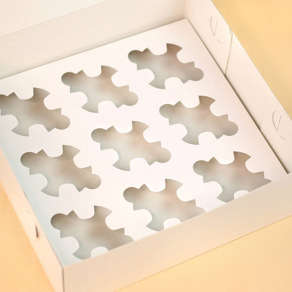9 PC CUPCAKE BOX