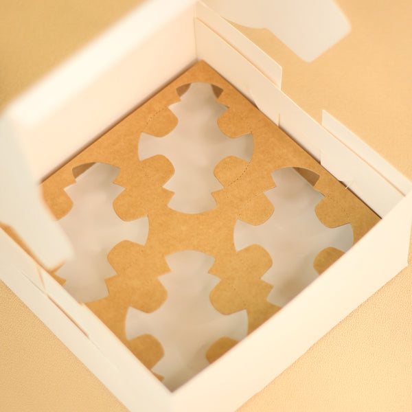 4 PC CUPCAKE WINDOW BOX