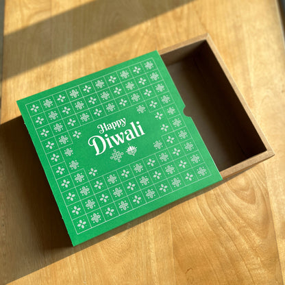 9 X 9 X 2 DIWALI 26 (SC) SLIDE BOX