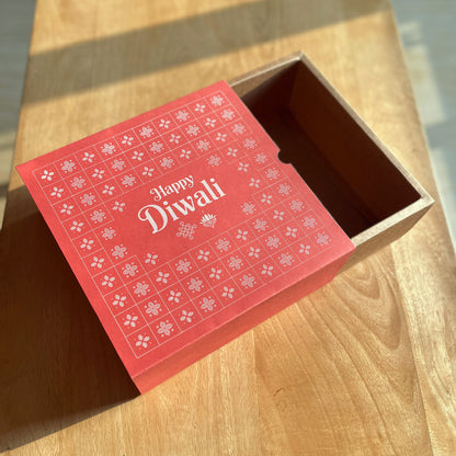 9 X 9 X 3.25 DIWALI 26 (SC) SLIDE BOX