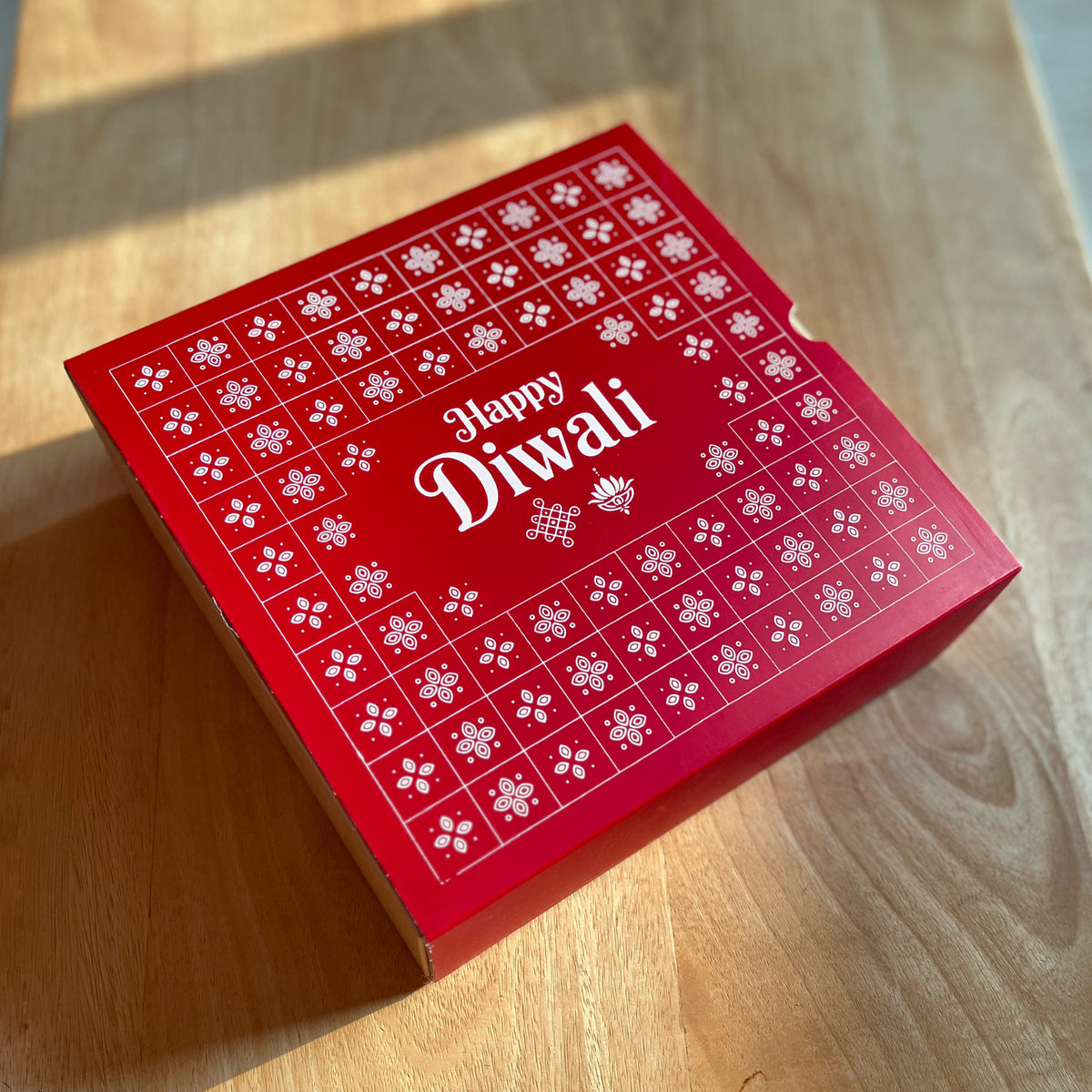 9 X 9 X 3.25 DIWALI 26 (SC) SLIDE BOX