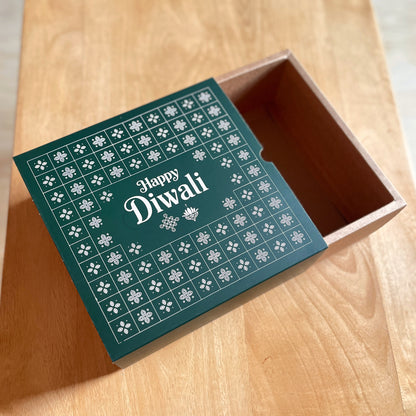 9 X 9 X 3.25 DIWALI 26 (SC) SLIDE BOX