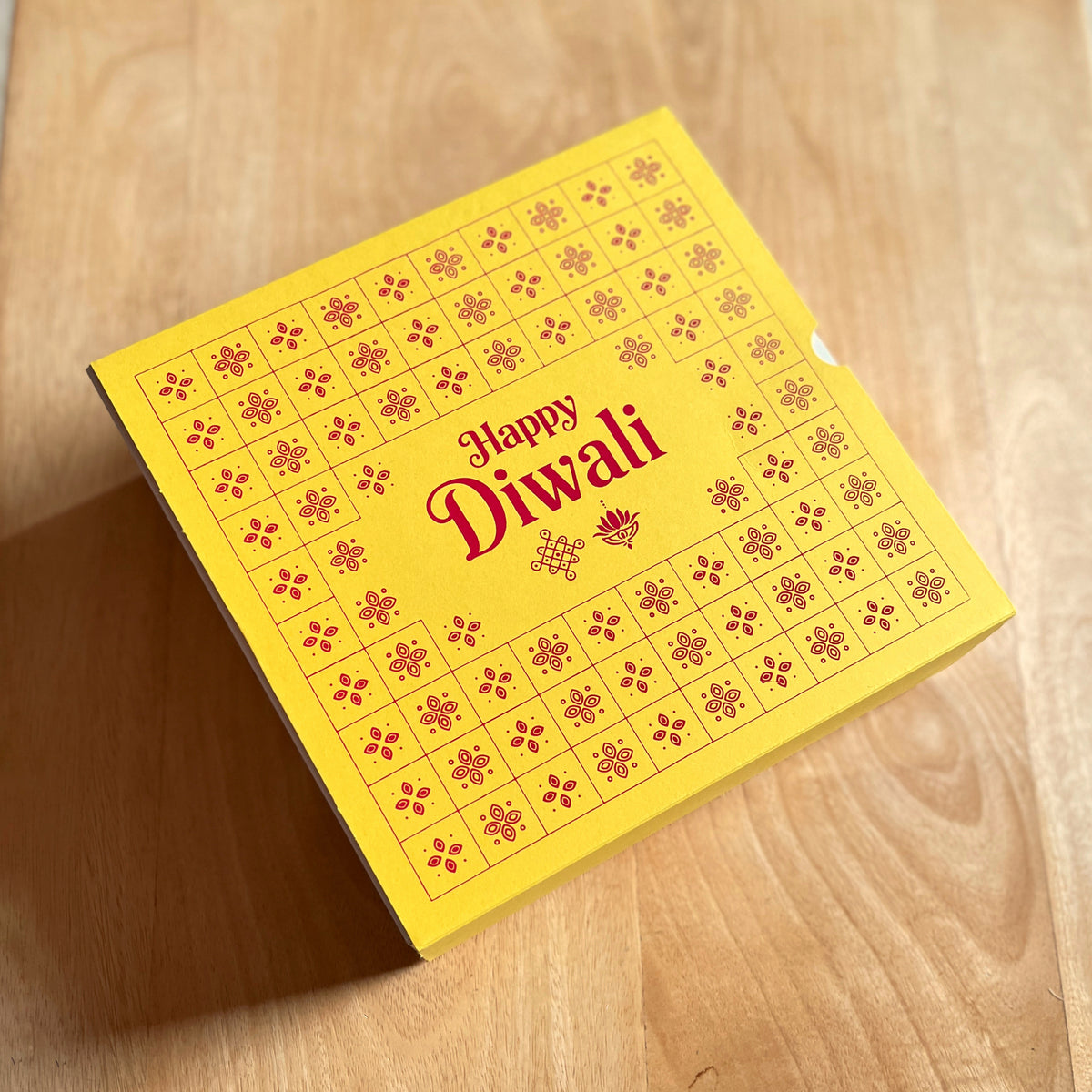 9 X 9 X 3.25 DIWALI 26 (SC) SLIDE BOX