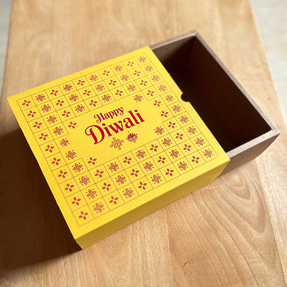 9 X 9 X 3.25 DIWALI 26 (SC) SLIDE BOX