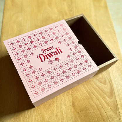 9 X 9 X 3.25 DIWALI 26 (SC) SLIDE BOX