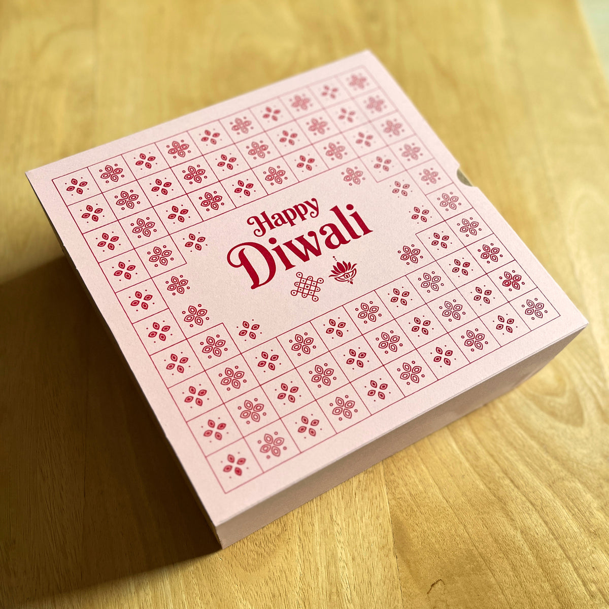 9 X 9 X 3.25 DIWALI 26 (SC) SLIDE BOX