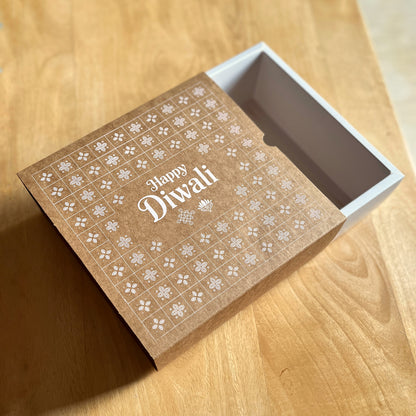 9 X 9 X 3.25 DIWALI 26 (SC) SLIDE BOX