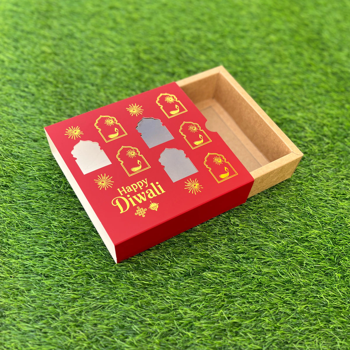 6 X 6 X 2 DIWALI 26 (G) SLIDE WINDOW BOX