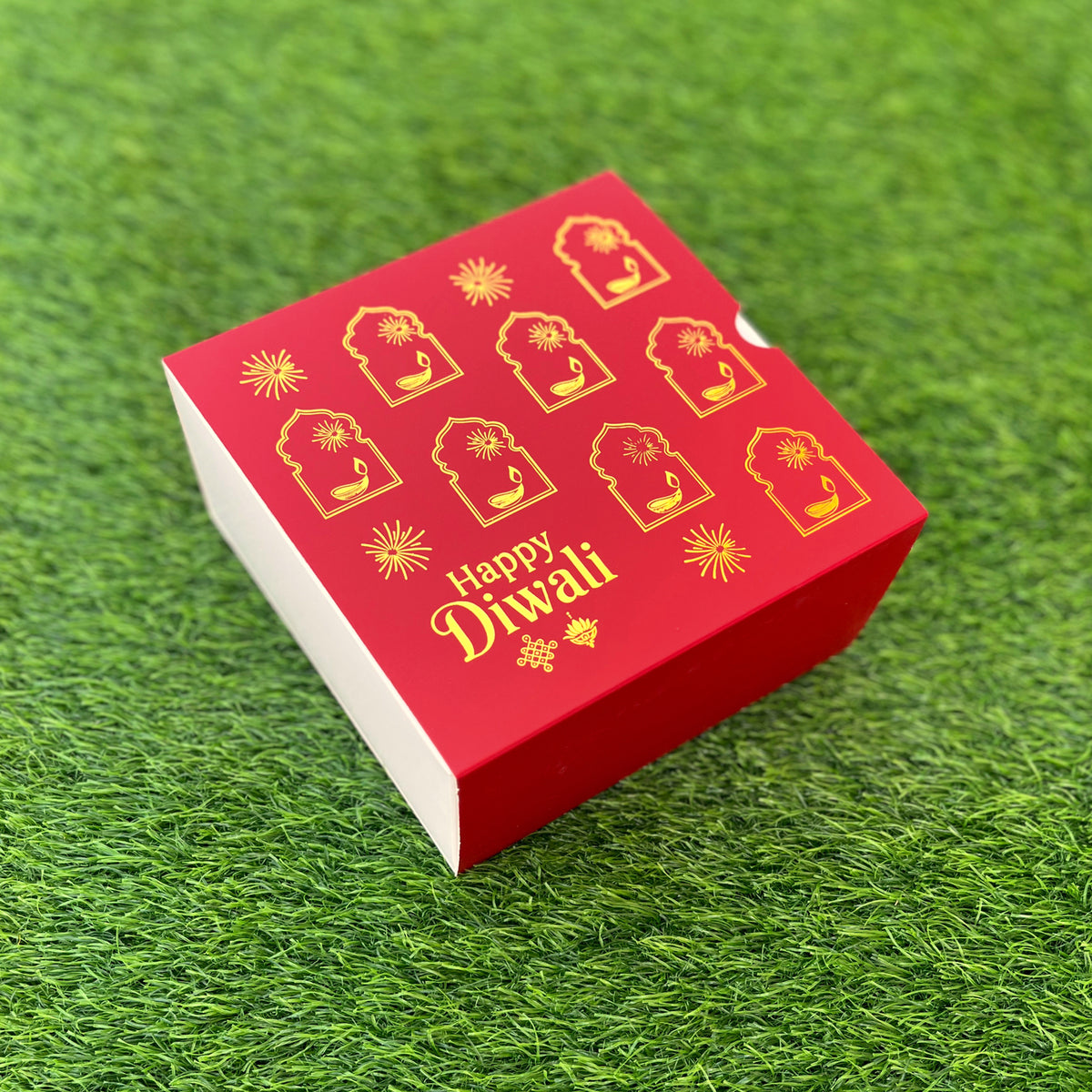 6 X 6 X 3.25 DIWALI 26 (G) SLIDE BOX