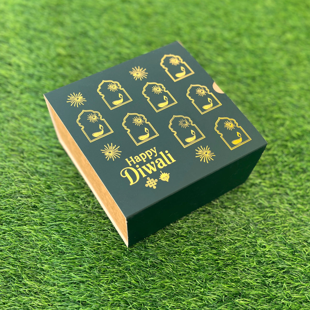 6 X 6 X 3.25 DIWALI 26 (G) SLIDE BOX