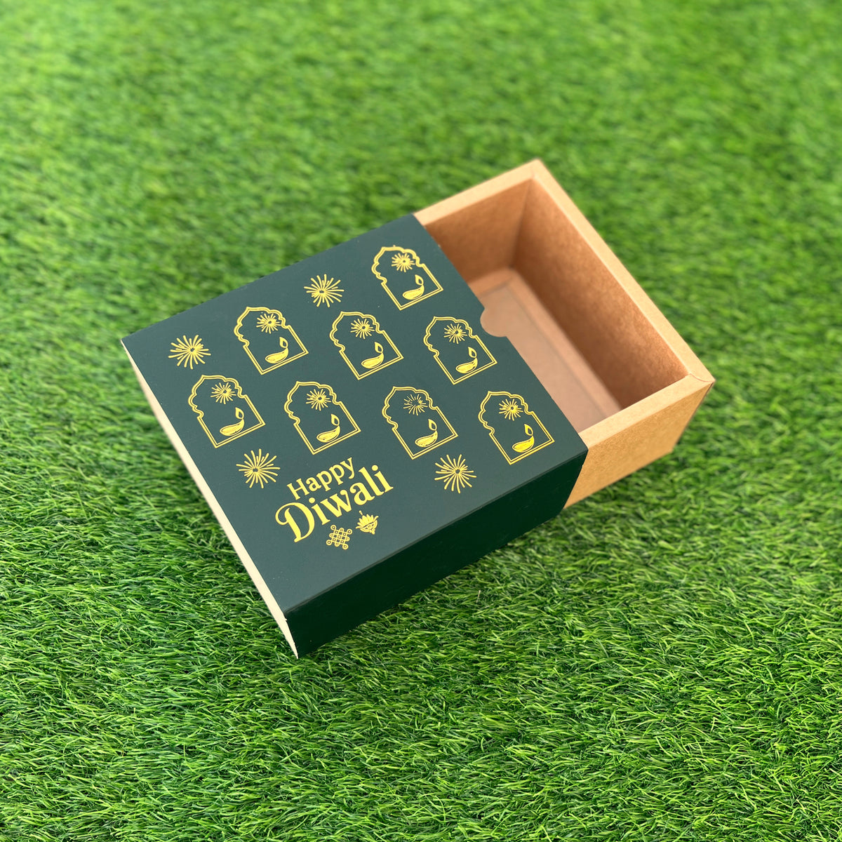 6 X 6 X 3.25 DIWALI 26 (G) SLIDE BOX