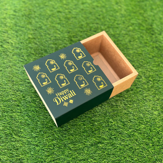 6 X 6 X 3.25 DIWALI 26 (G) SLIDE BOX
