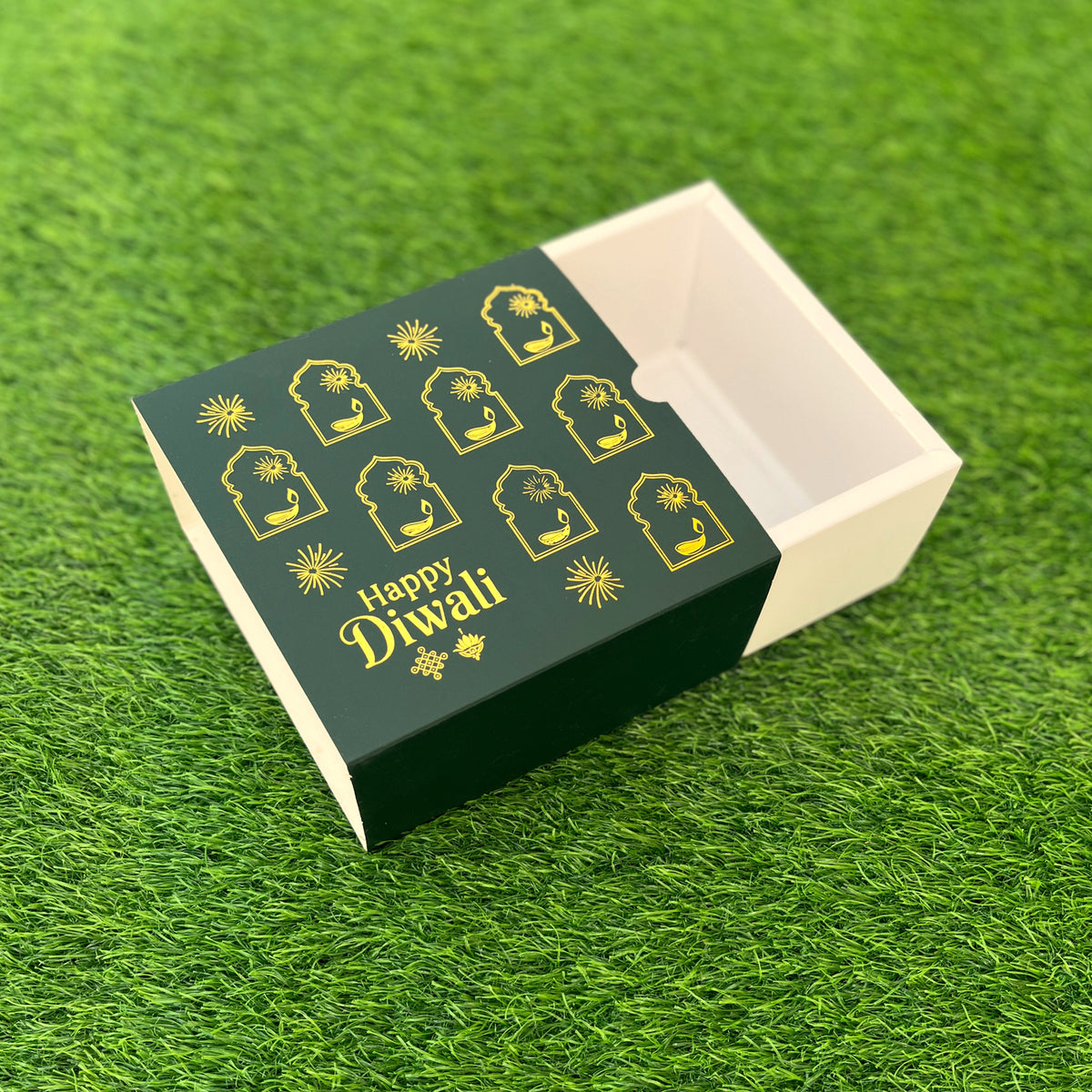 6 X 6 X 3.25 DIWALI 26 (G) SLIDE BOX