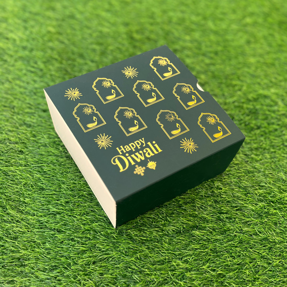 6 X 6 X 3.25 DIWALI 26 (G) SLIDE BOX