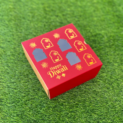 6 X 6 X 3.25 DIWALI 26 (G) SLIDE WINDOW BOX
