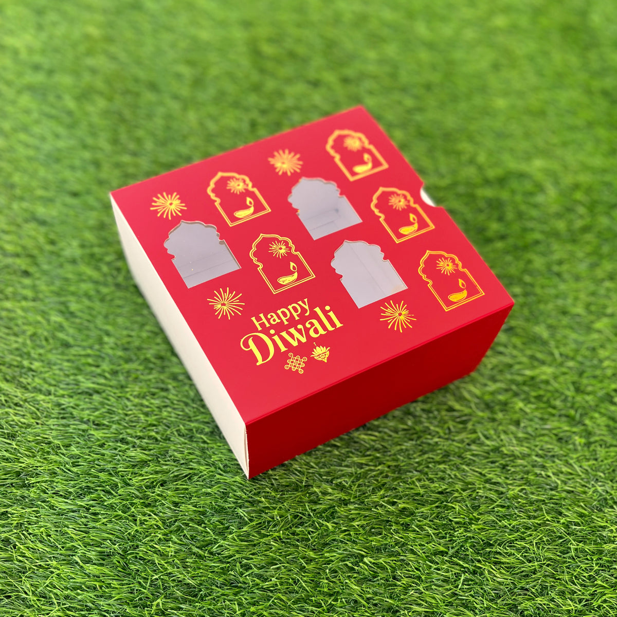 6 X 6 X 3.25 DIWALI 26 (G) SLIDE WINDOW BOX