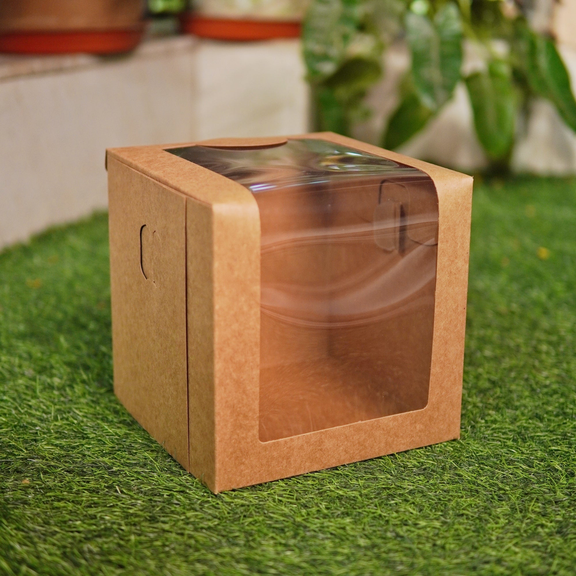 KRAFT TALL WINDOW CAKE BOX – The Cake Case Company