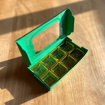 8 PC CHOCOLATE WINDOW BOX