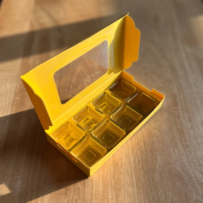8 PC CHOCOLATE WINDOW BOX