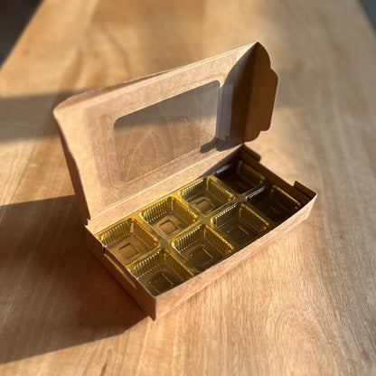 8 PC CHOCOLATE WINDOW BOX